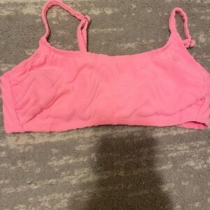 Pink Target bathing suit top Xs but fits like a small
